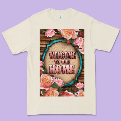 Western Welcome To Our Home Premium Tee Designed By Lillyallendesigns