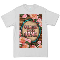 Dove Grey Western Welcome To Our Home Premium Tee - LillyAllenDesigns