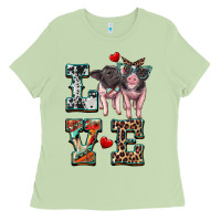 Matcha love baby pigs Ladies Tee - Artiststas