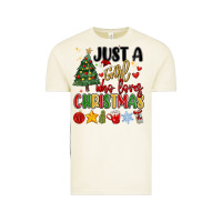 Just A Girl Who Loves Christmas Vintage Tee | Teevron