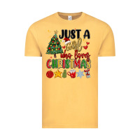Vintage Mustard just a girl who loves christmas Vintage Tee - MaliasSmallBusiness