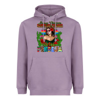 Lavender Mexican Chingona Heavyweight Hoodie - FaDigitalArtStudio