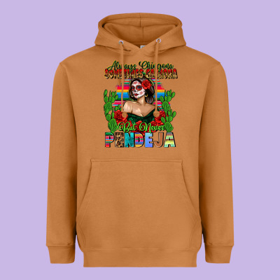 Mexican Chingona Heavyweight Hoodie Designed By Fadigitalartstudio