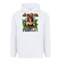 White Mexican Chingona Heavyweight Hoodie - FaDigitalArtStudio