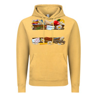 Vintage Mustard floral teacher custom name Vintage Hoodie - NancyCooperArtShop