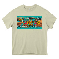 Mossy world's best mom sunflower license plate Heavy Core Tee - Artiststas