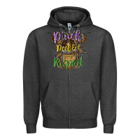 Charcoal Heather pinch peel eat repeat Zipper Hoodie - CowGirlArtShop