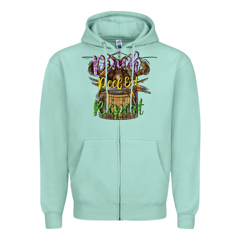 Pinch Peel Eat Repeat Zipper Hoodie by CowGirlArtShop | Teevron