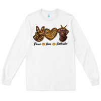 White peace love labrador Long Sleeve Tee - RanaPortraitStore