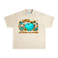 Sandshell with god all things are possible Urban Heavy Tee - MaliasSmallBusiness