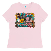 Bubblegum Pink just a girl who loves pigs Ladies Tee - Artiststas