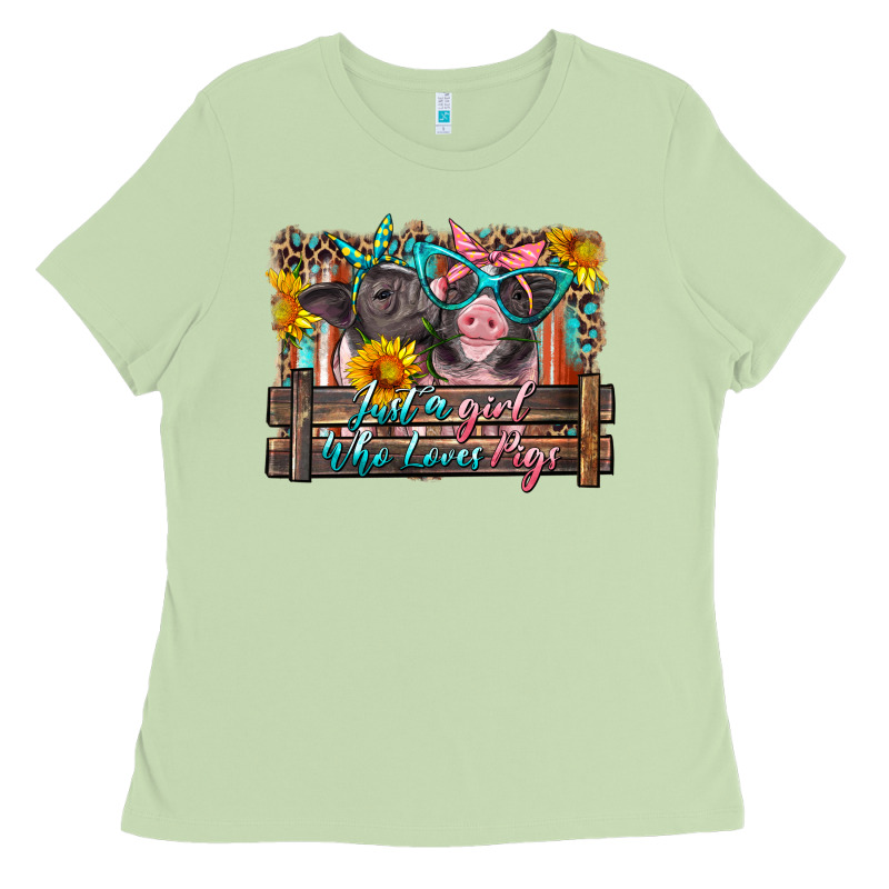 Just A Girl Who Loves Pigs Ladies Tee by Artiststas | Teevron
