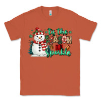Copper tis the season to sparkle snowman Classic Tee - MaliasSmallBusiness