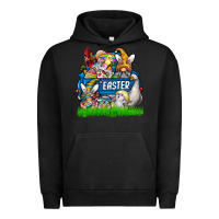 Pigment Black Easter truck Urban Hoodie - CowhideDigitalArt