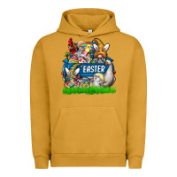 Pigment Peanut Butter Easter truck Urban Hoodie - CowhideDigitalArt