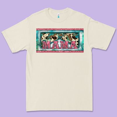 Western Mama     License Plate Premium Tee Designed By Barkaloodesign