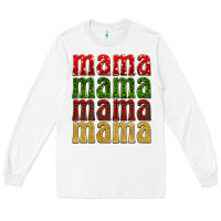 White Christmas mama Long Sleeve Tee - BarkalooDesign