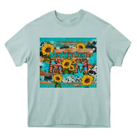 Arona world's best mom sunflower leopard cowhide Heavy Core Tee - Artiststas