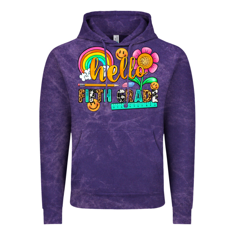 Hello Fifth Grade Vintage Hoodie by NancyCooperArtShop | Teevron