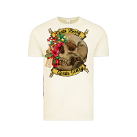 Vintage Arctic Sorta merry sorta scary skull Vintage Tee - NancyCooperArtShop