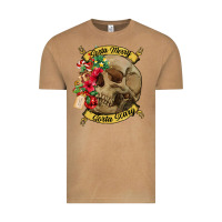 Vintage Camel Sorta merry sorta scary skull Vintage Tee - NancyCooperArtShop