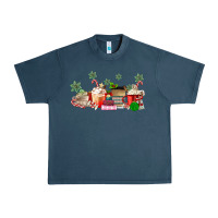 Midnight Navy Christmas coffee Urban Heavy Tee - MaliasSmallBusiness