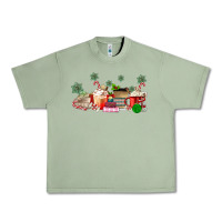 Oil Green Christmas coffee Urban Heavy Tee - MaliasSmallBusiness