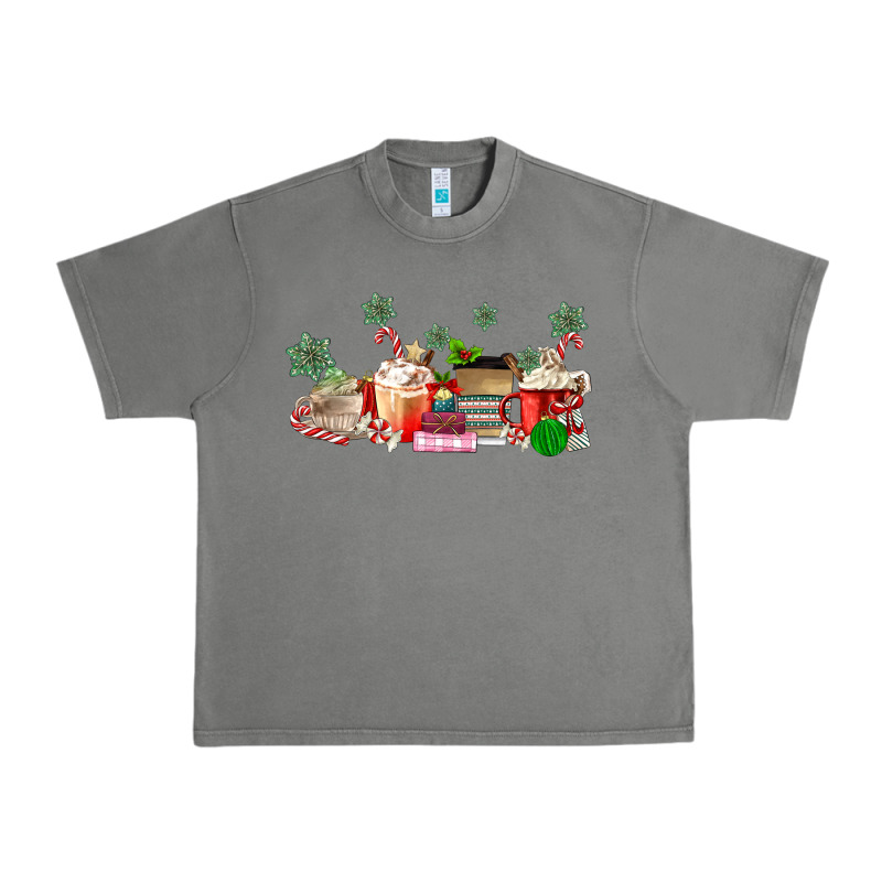 Christmas Coffee Urban Heavy Tee by MaliasSmallBusiness | Teevron