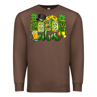 Chestnut St. Patrick's Lucky vibes Premium Sweatshirt - OliviaCreatesArt
