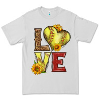 Dove Grey western love softball Premium Tee - LillyAllenDesigns
