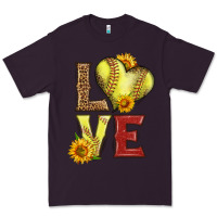 Plum western love softball Premium Tee - LillyAllenDesigns