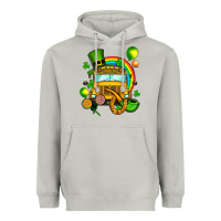 Moon Dust St. Patrick's school bus Heavyweight Hoodie - OliviaCreatesArt