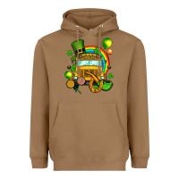 Toasted Coconut St. Patrick's school bus Heavyweight Hoodie - OliviaCreatesArt
