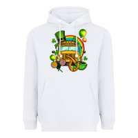 White St. Patrick's school bus Heavyweight Hoodie - OliviaCreatesArt