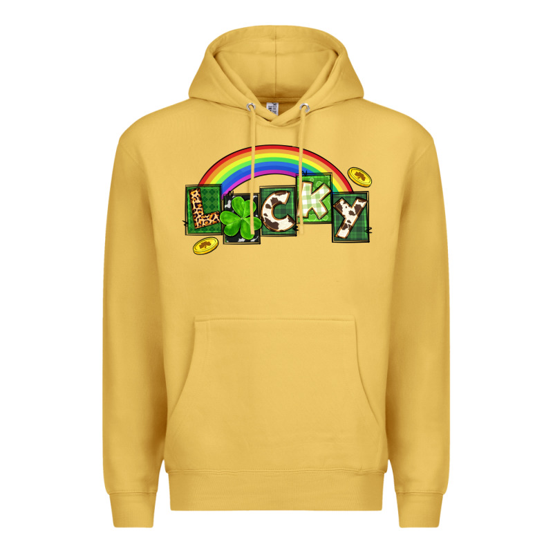 Lucky St. Patrick's Day Premium Hoodie by CowGirlArtShop | Teevron