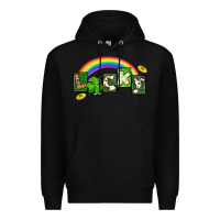 Black Lucky St. Patrick's Day Premium Hoodie - CowGirlArtShop