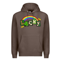 Coffee Lucky St. Patrick's Day Premium Hoodie - CowGirlArtShop