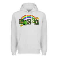 Dove Grey Lucky St. Patrick's Day Premium Hoodie - CowGirlArtShop