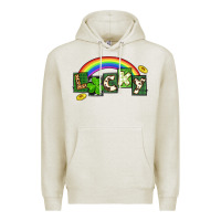 Oatmeal Heather Lucky St. Patrick's Day Premium Hoodie - CowGirlArtShop