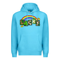 Ocean Blue Lucky St. Patrick's Day Premium Hoodie - CowGirlArtShop