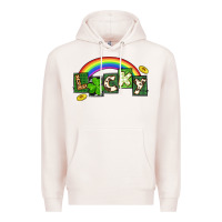 Pale Pink Lucky St. Patrick's Day Premium Hoodie - CowGirlArtShop