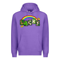 Purple Lucky St. Patrick's Day Premium Hoodie - CowGirlArtShop