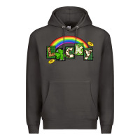 Smoke Lucky St. Patrick's Day Premium Hoodie - CowGirlArtShop