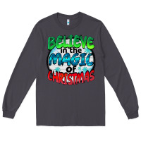 Smoke believe in the magic of christmas Long Sleeve Tee - BarkalooDesign