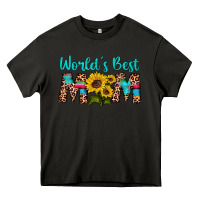 Asphalt world's best mom sunflower Heavy Core Tee - Artiststas