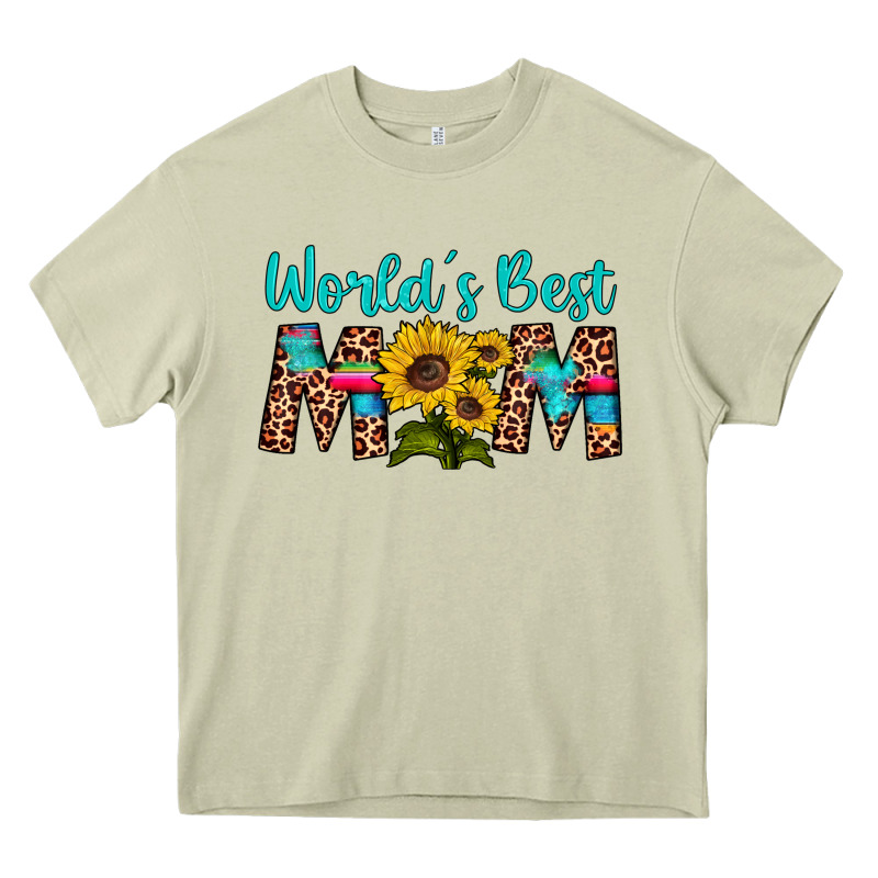 World's Best Mom Sunflower Heavy Core Tee by Artiststas | Teevron