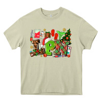 Mossy lpn christmas nurse with Heavy Core Tee - AdoDesignShop