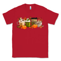 Red pumpkin spice Classic Tee - MaliasSmallBusiness