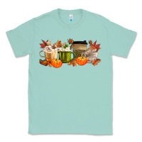 Seafoam pumpkin spice Classic Tee - MaliasSmallBusiness