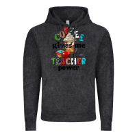 Vintage Black coffee gives me teacher power Vintage Hoodie - NancyCooperArtShop